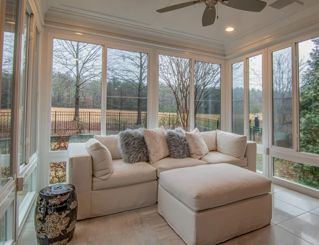 Before and after aluminium windows renovation in Wakad, Pune